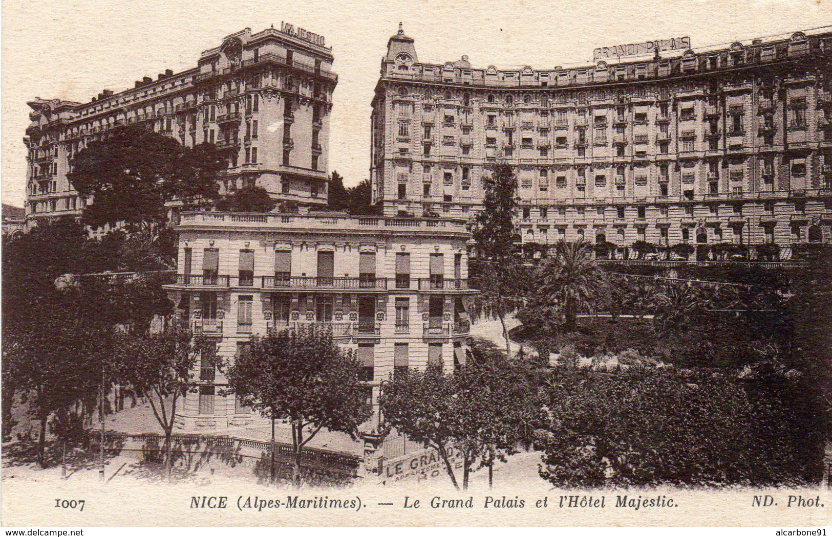 NICE - Le Grand Palais Et L'Hôtel Majestic - Sonstige & Ohne Zuordnung