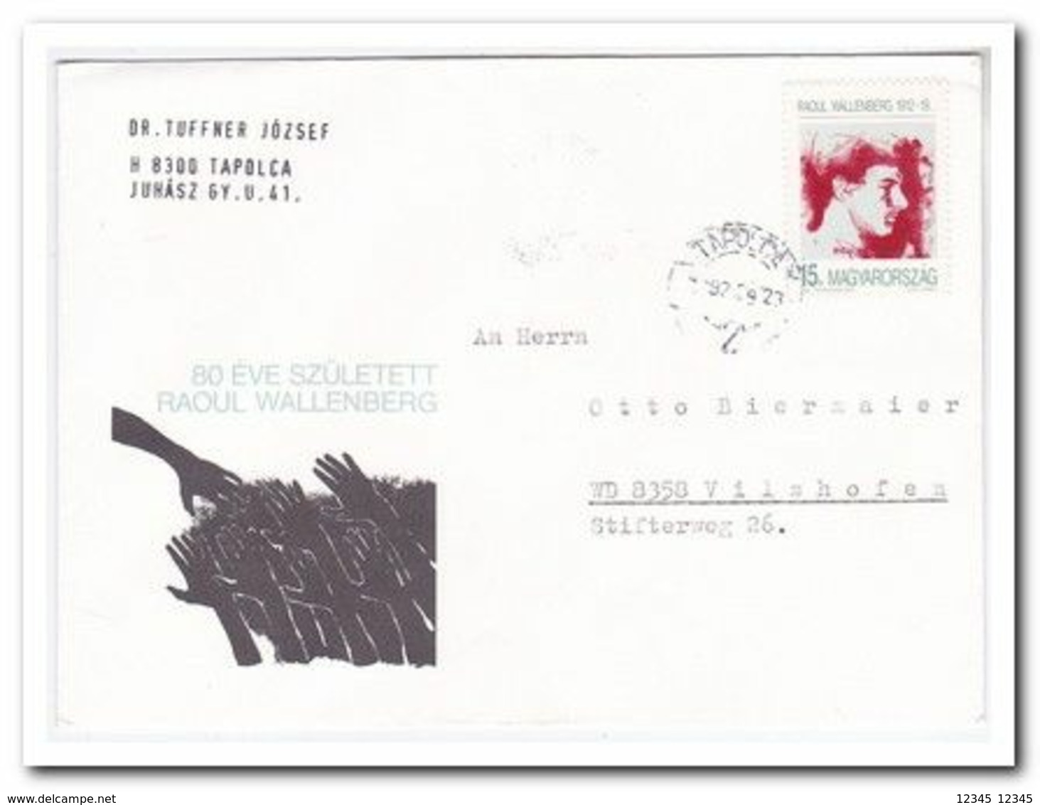 1992, Letter From Tapolca To Vilshofen Germany - Storia Postale