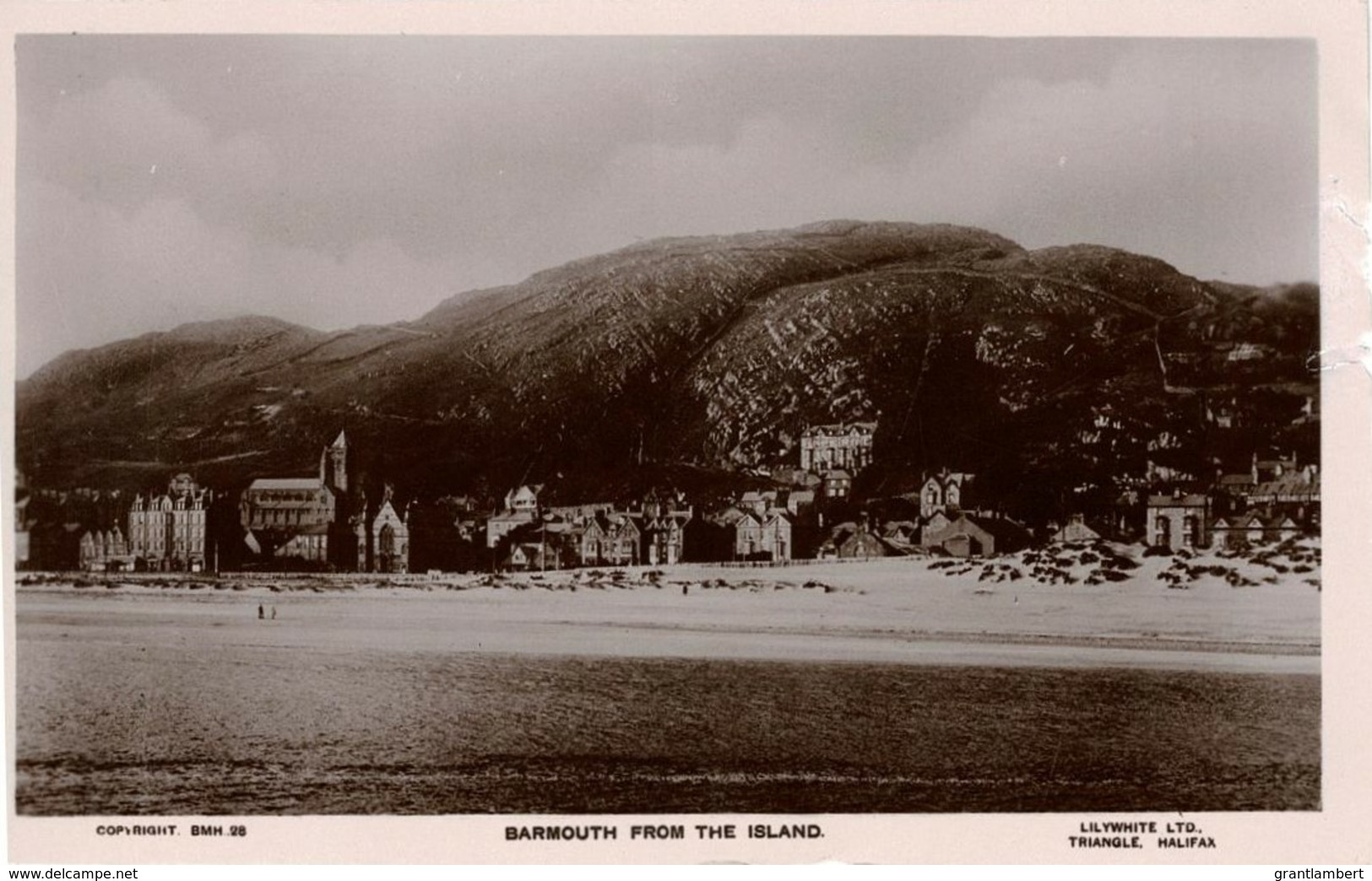 Barmouth From The Island, Wales - Posted 1929 With Stamp - Merionethshire