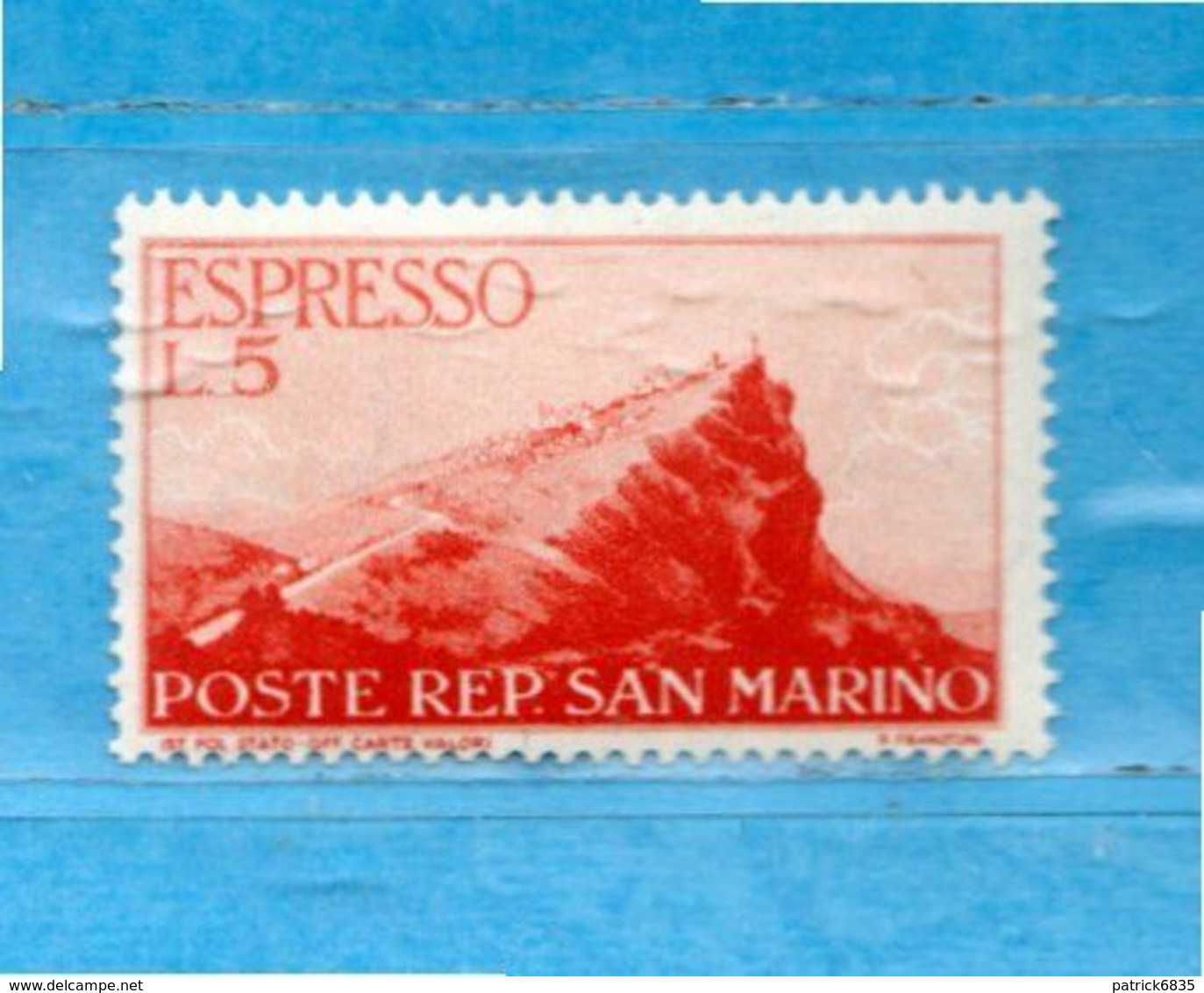(Riz) San.MARINO**-1945 - ESPRESSO VEDUTA. Unif. E12. MNH. - Francobolli Per Espresso