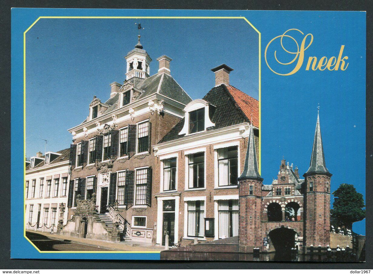 Sneek - Waterpoortsgracht 38, 8601 EM Sneek  - NOT  Used   , 2 Scans For Condition. (Originalscan !! ) - Sneek