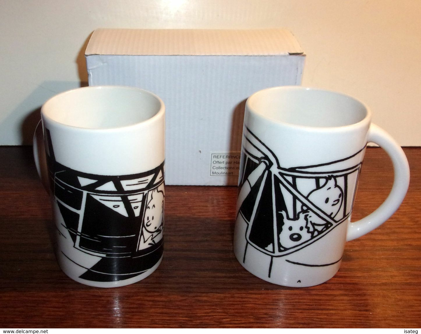 Lot De 2 Mugs Tintin - Hachette - Cups