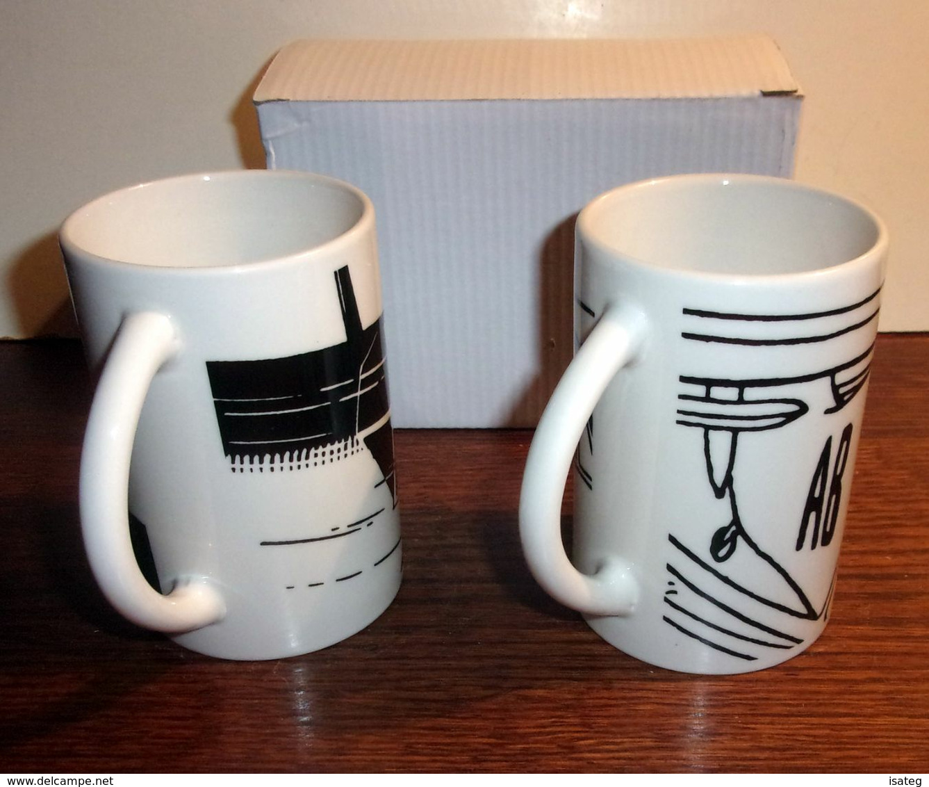 Lot De 2 Mugs Tintin - Hachette - Tasses