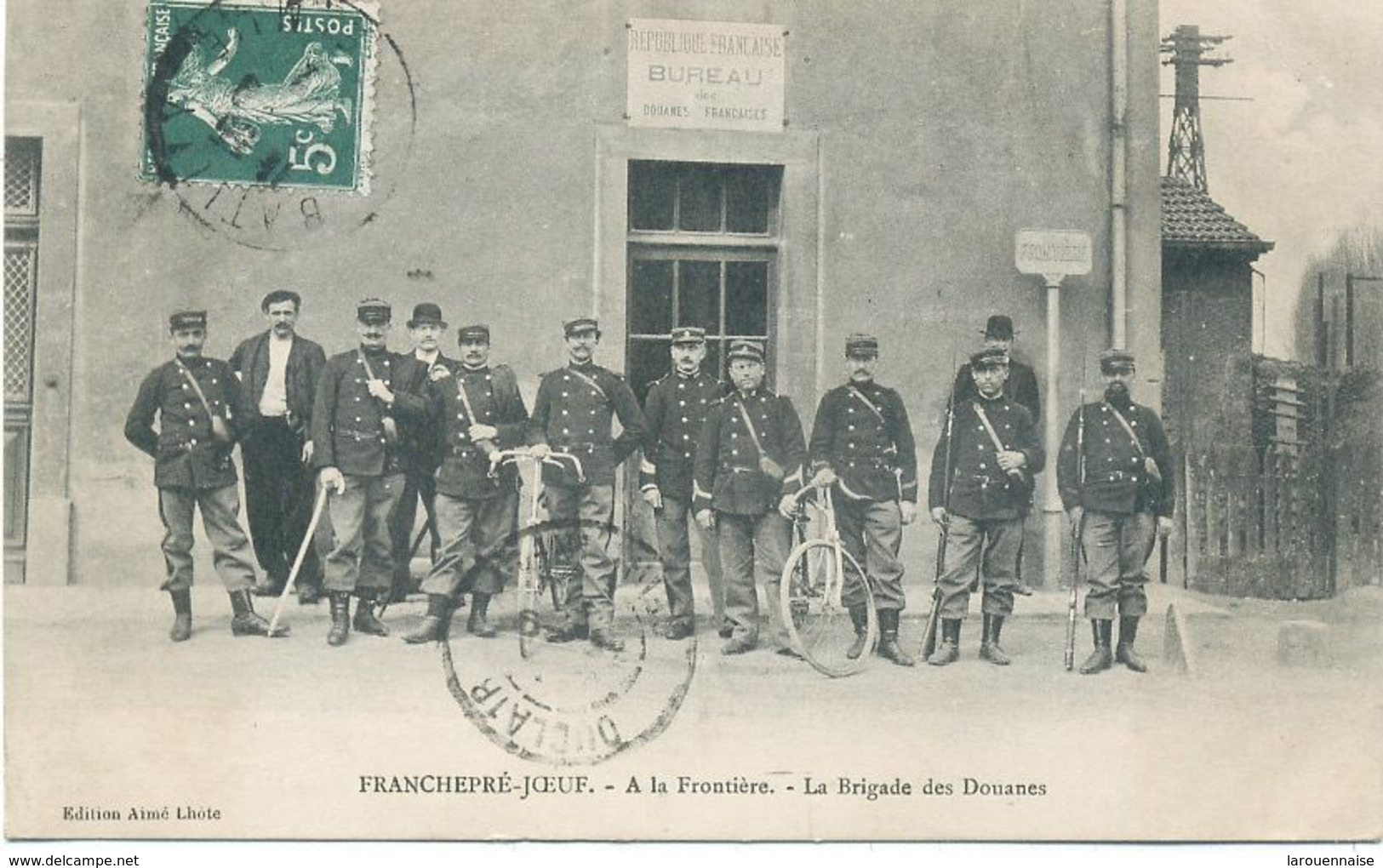 54  - FRANCHEPRE-JOEUF : A La Frontière - La Brigade Des Douanes - Andere & Zonder Classificatie