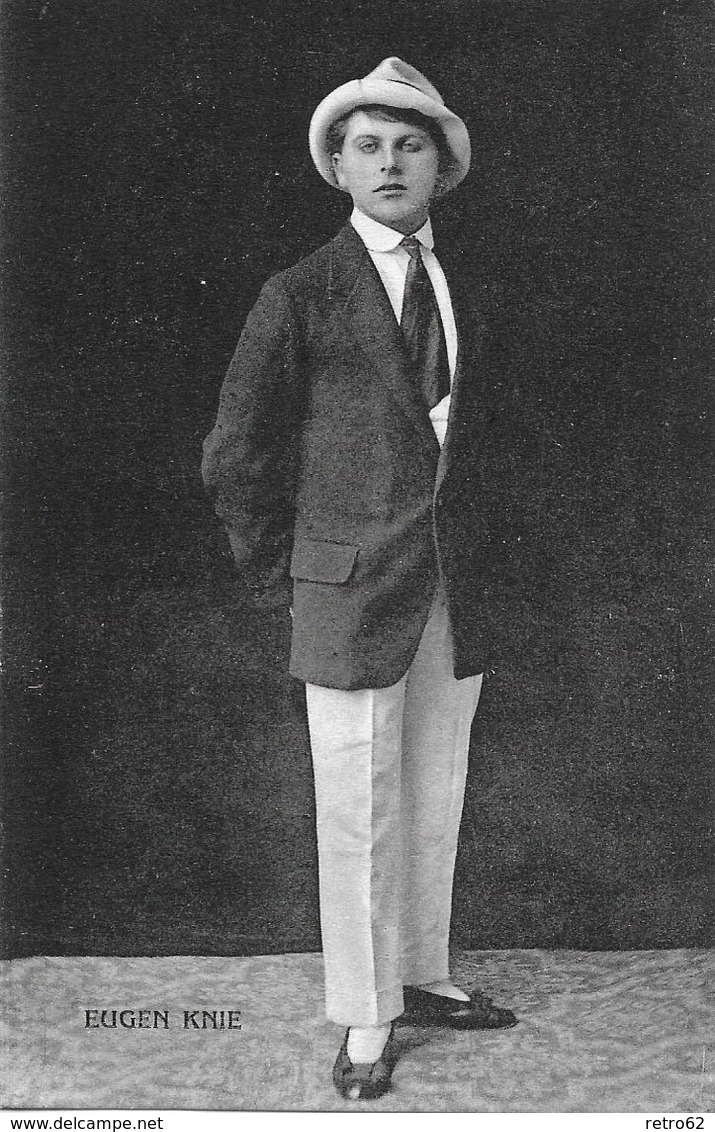 PRIVATE FOTO-KARTE → Eugen Knie, Foto Ca.1920 - Personnages