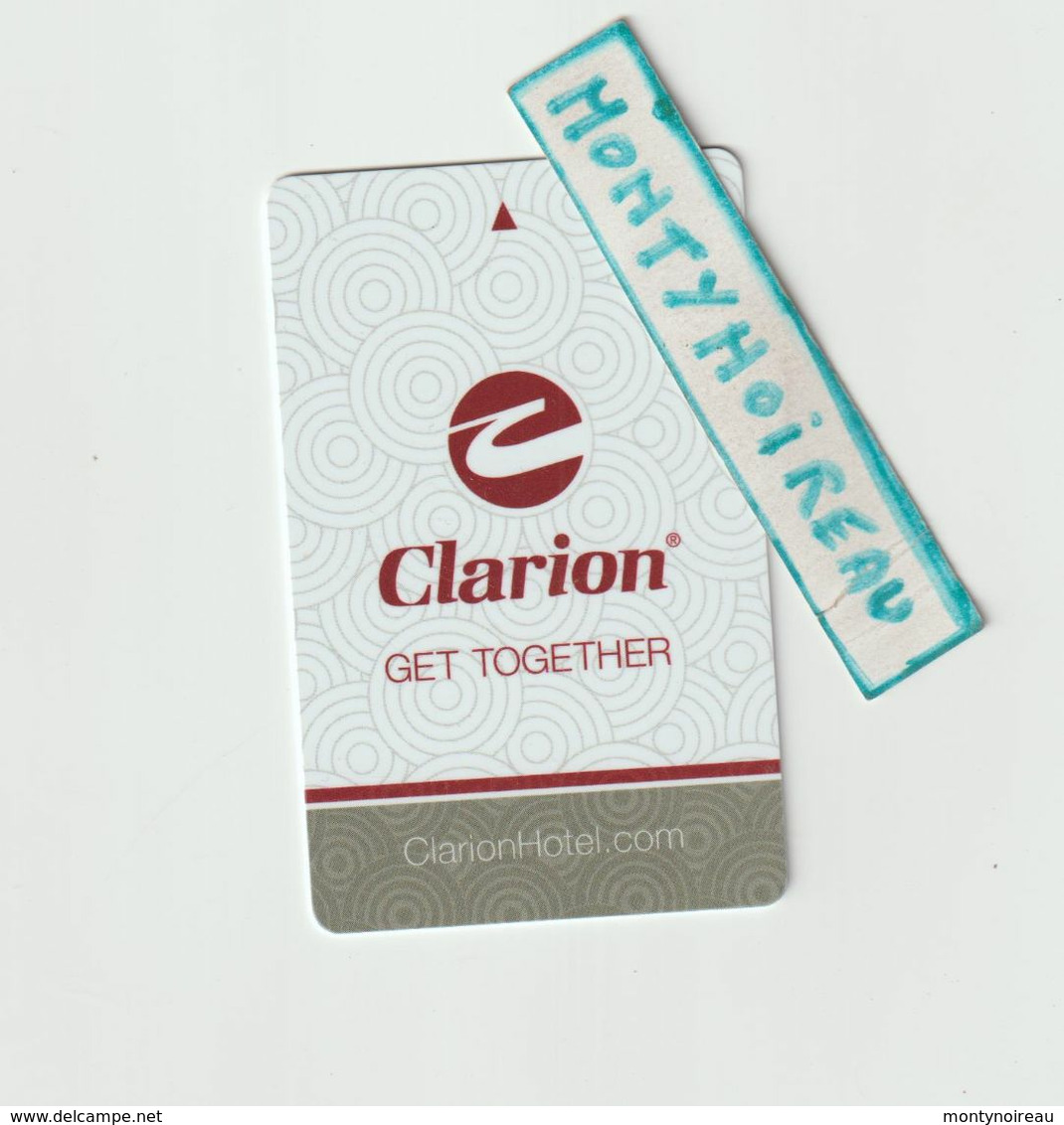 Télécarte - Carte  Clés D ' Hôtel :  Clarion  Get  Together - Hotel Key Cards