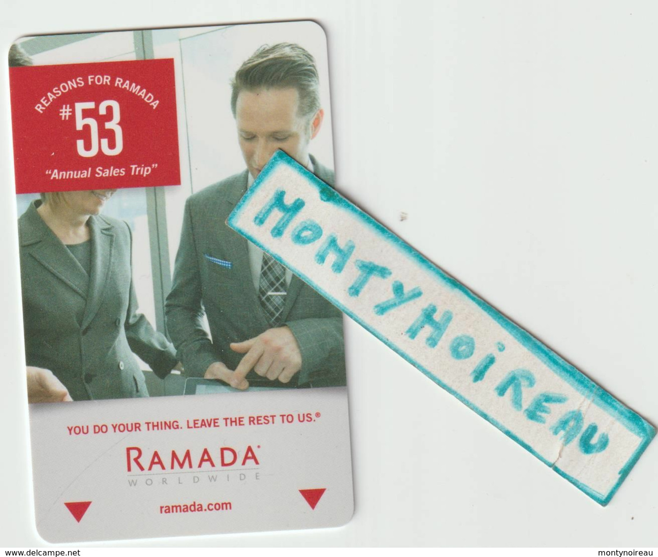 Télécarte - Carte  Clés D ' Hôtel :  Ramada - Tarjetas-llave De Hotel