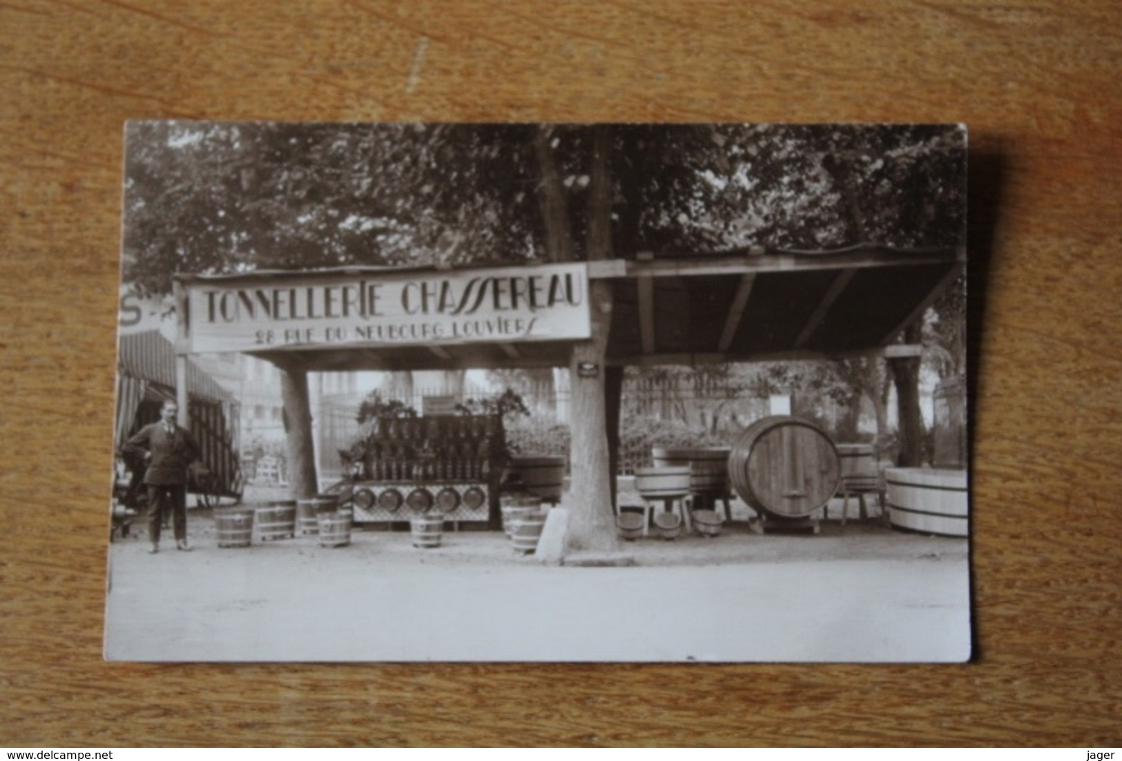 Carte Photo LOUVIERS Tonnellerie CHASSEREAU Belle Animation - Louviers