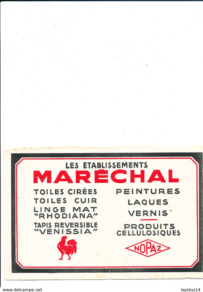 BU 1837  /   BUVARD     -   ETS  MARECHAL  PEINTURES LAQUES VERNIS  NOPAZ - Peintures