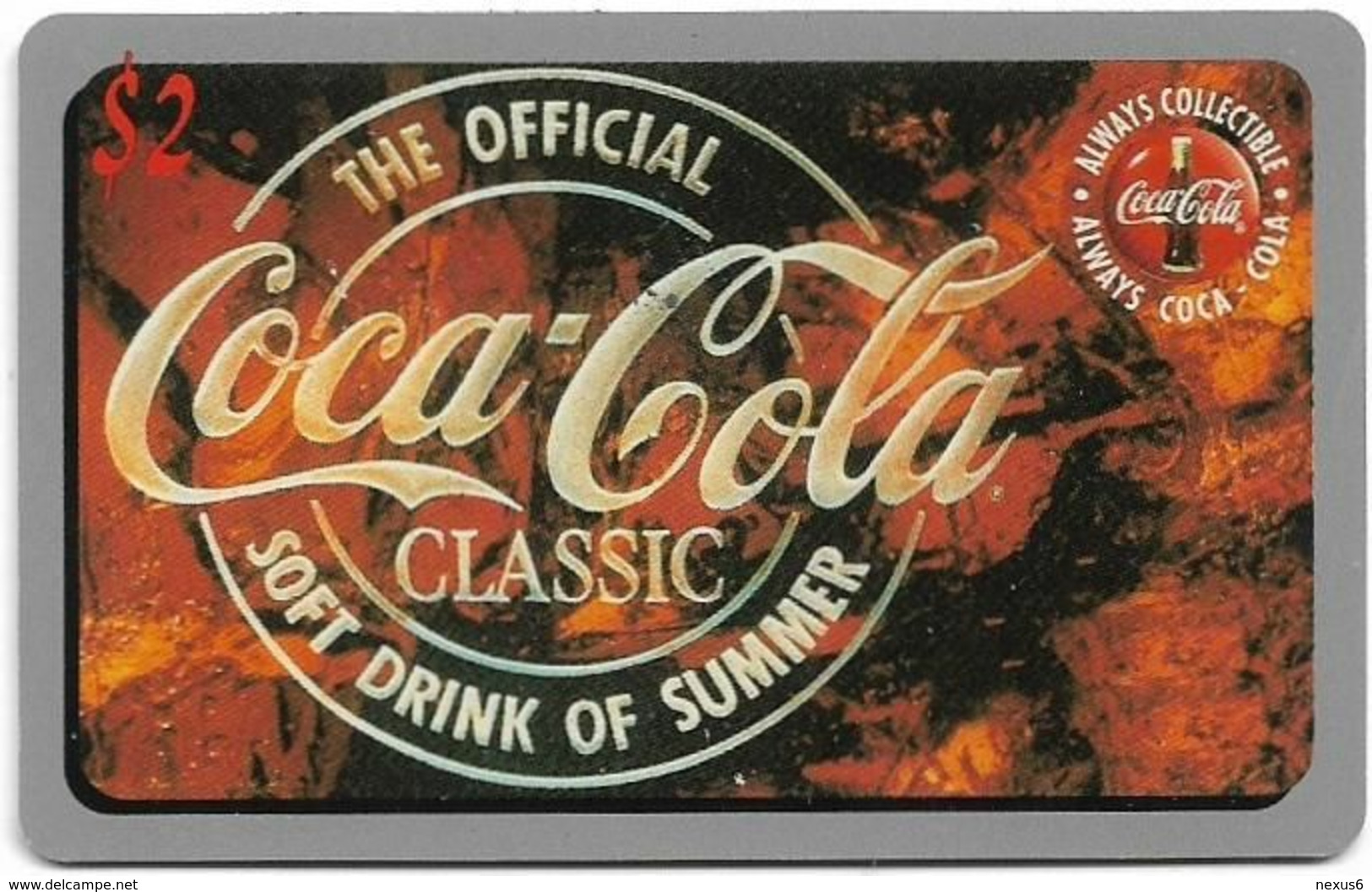 USA - Sprint - Coca Cola Score Board '95 - SBI-464 - Coca Cola Adv. #23, Remote Mem. 2$, 12.1995, 7.100ex, Mint - Sprint