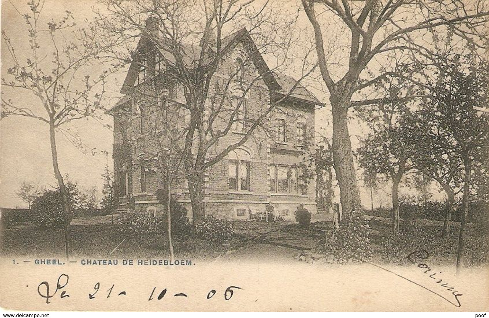 Gheel / Geel : Château De Heidebloem 1906 - Geel