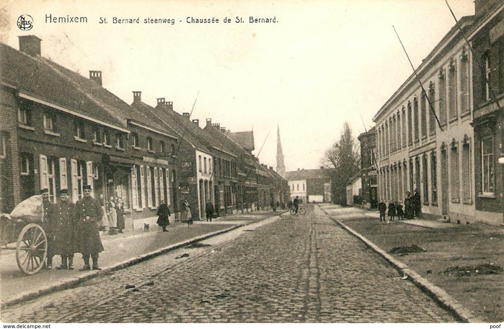 Hemixem / Hemiksem :  St. Bernard Steenweg 1907 - Hemiksem