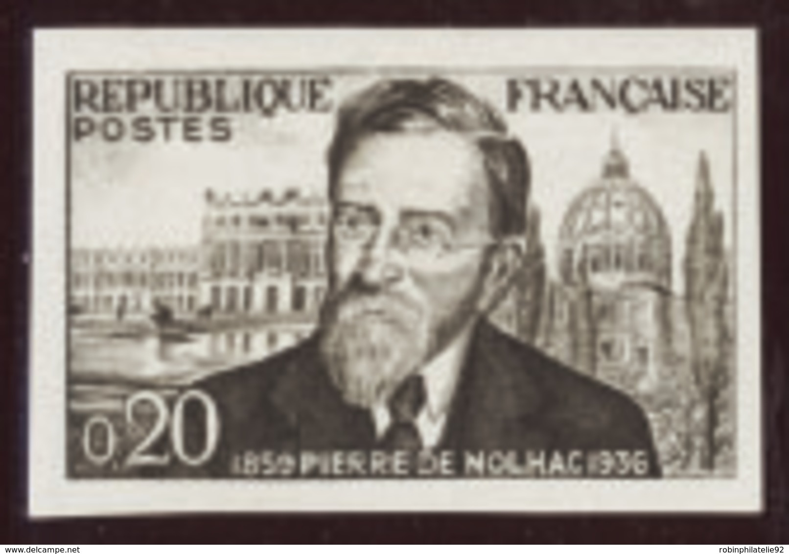 France Non Dentelé N° 1242 20c Pierre Girauld De Nolhac Qualité:** - Sin Clasificación