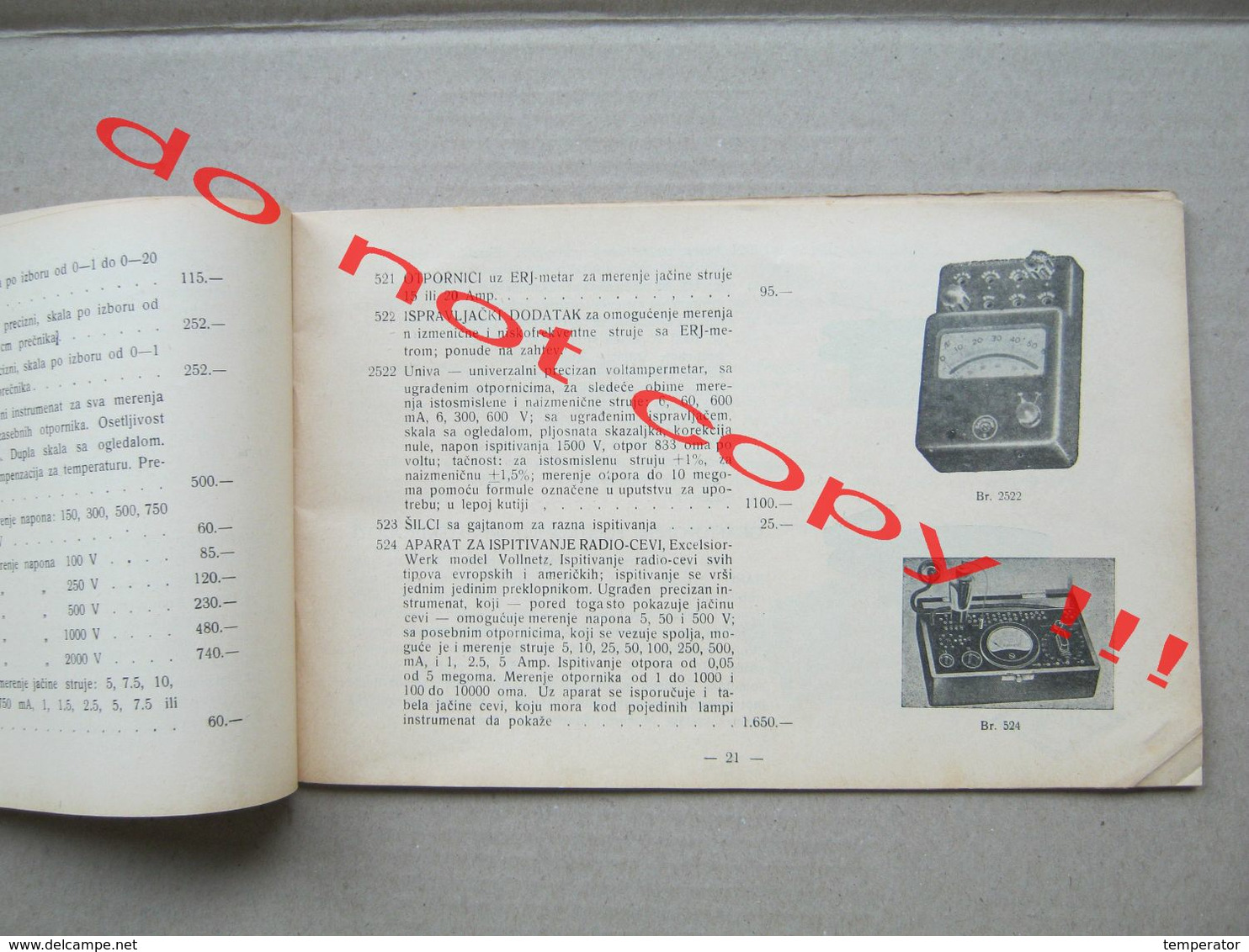 " VIKING " ( 1939 ) / RADIO KATALOG SASTAVNIH DELOVA I PRIBORA with price list - Kingdom of Yugoslavia