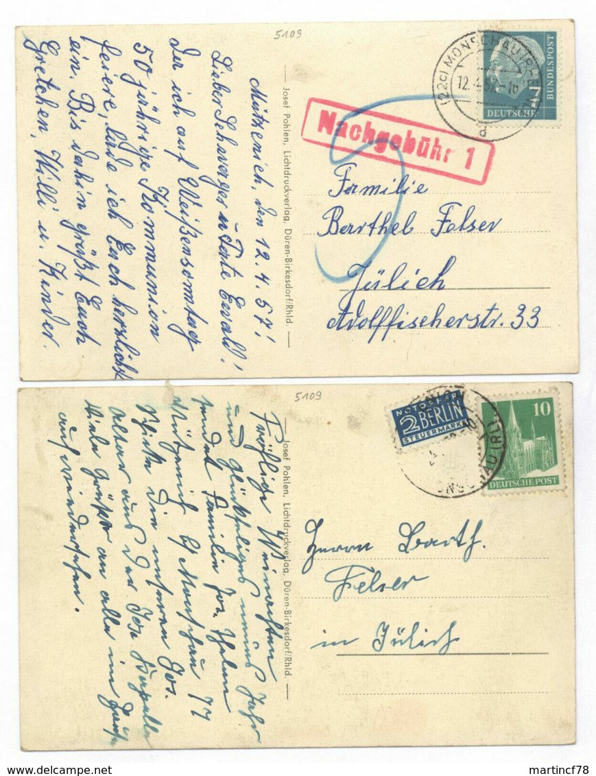 Mützenich B. Monschau 2x Jt. Josef Kapelle Postkarte Ansichtskarte - Monschau