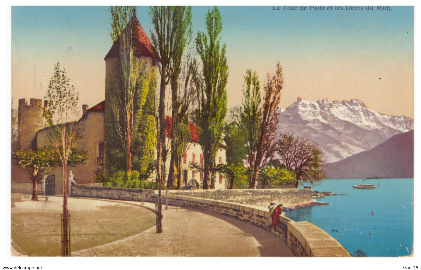 Switzerland -  La Tour De Peilz Et Les Dents Du Midi - La Tour-de-Peilz