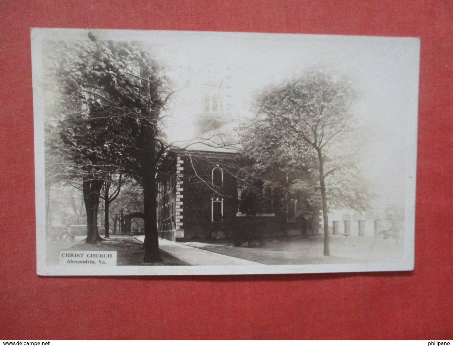 RPPC  Christ Church Alexandria- Virginia  Ref 4323 - Alexandria