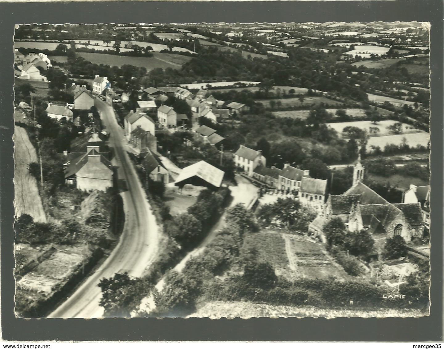 29 Lannedern Vue Panoramique édit. Lapie N° 2aérienne - Autres & Non Classés