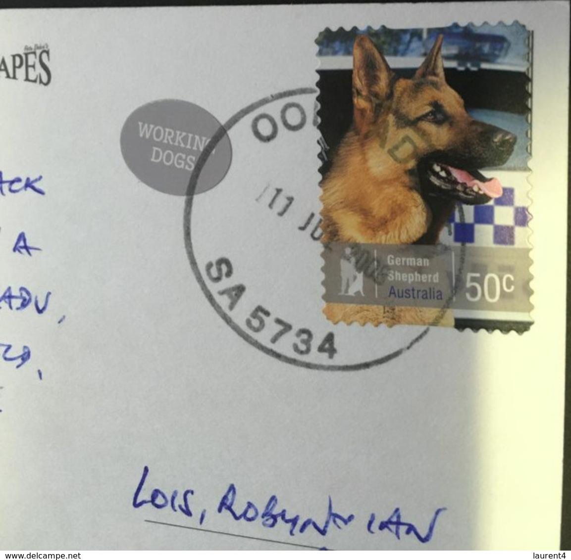 (K 28) Australia (with Dog Stamp) SA  - Outback - Oodnadatta Track - Other & Unclassified