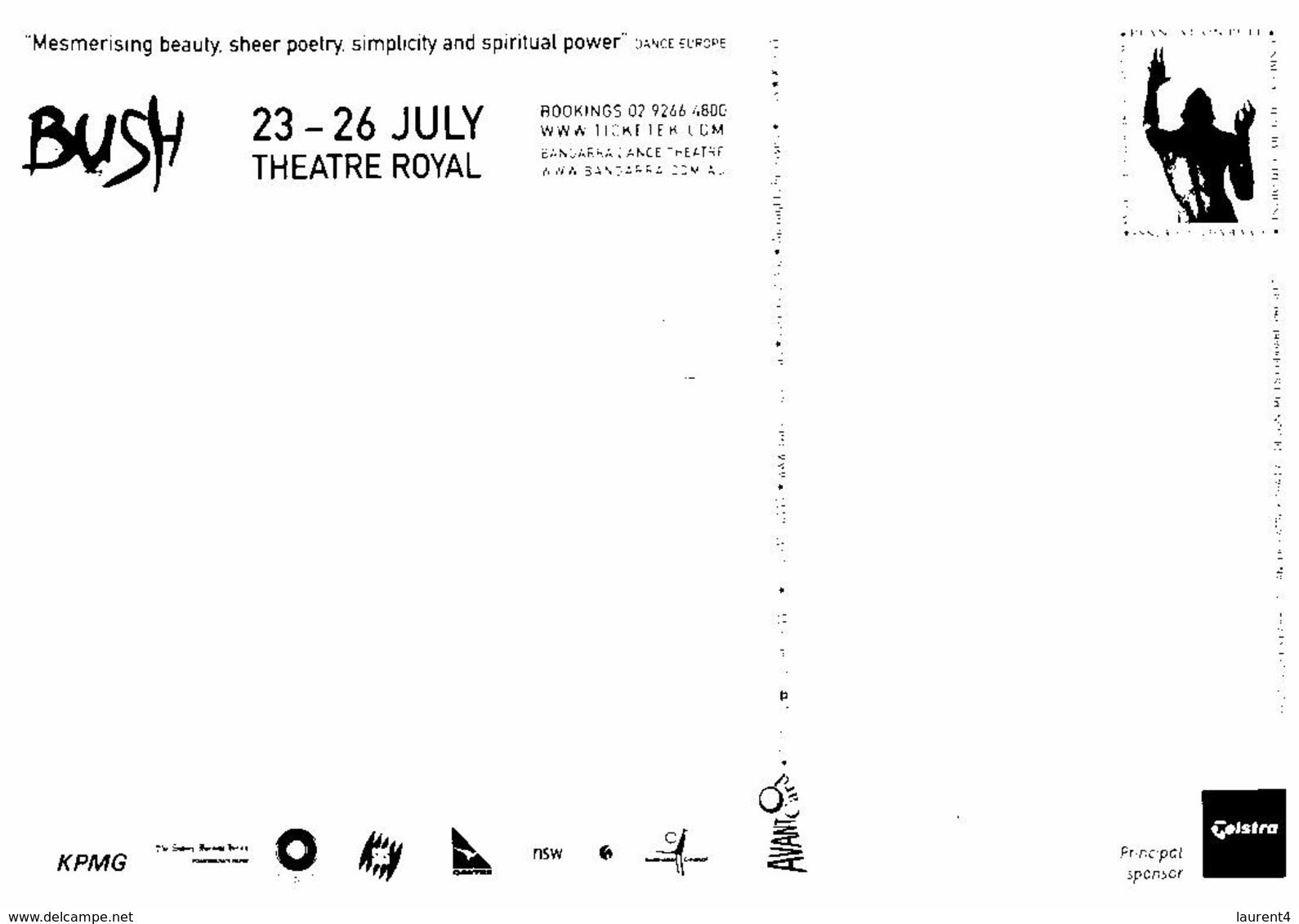 (K 28) Australia (Avant Card) Bush Theatre (aboriginal Children) - Aborigenes