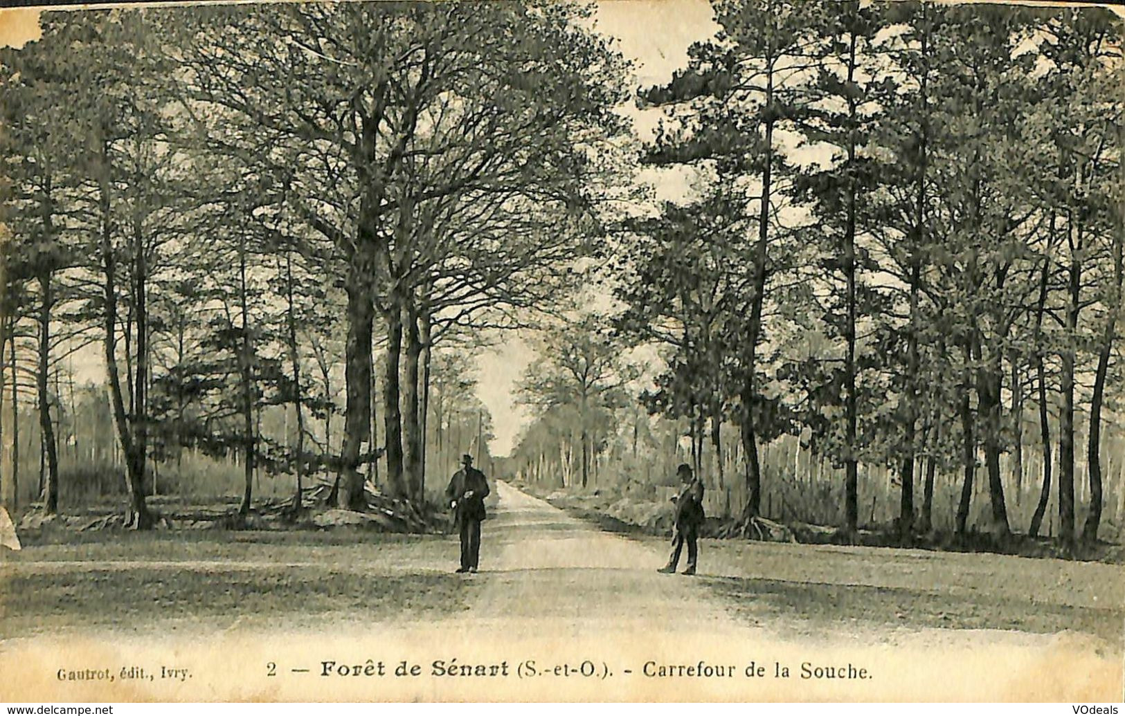 030 183 - CPA - France (91) Essonne - Forêt De Sénart - Carrefour De La Souche - Sénart