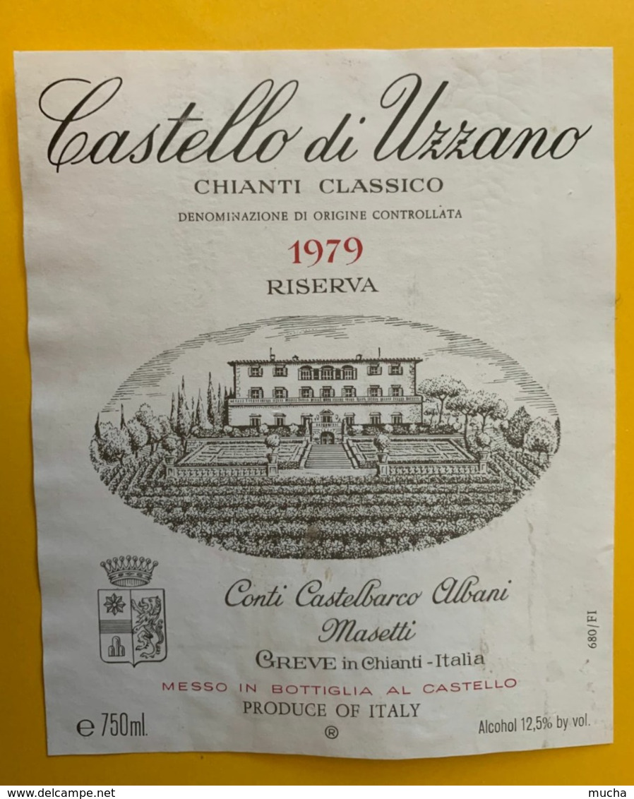 15672 - Castello Di Uzzano 1979 Chianti Classico - Other & Unclassified