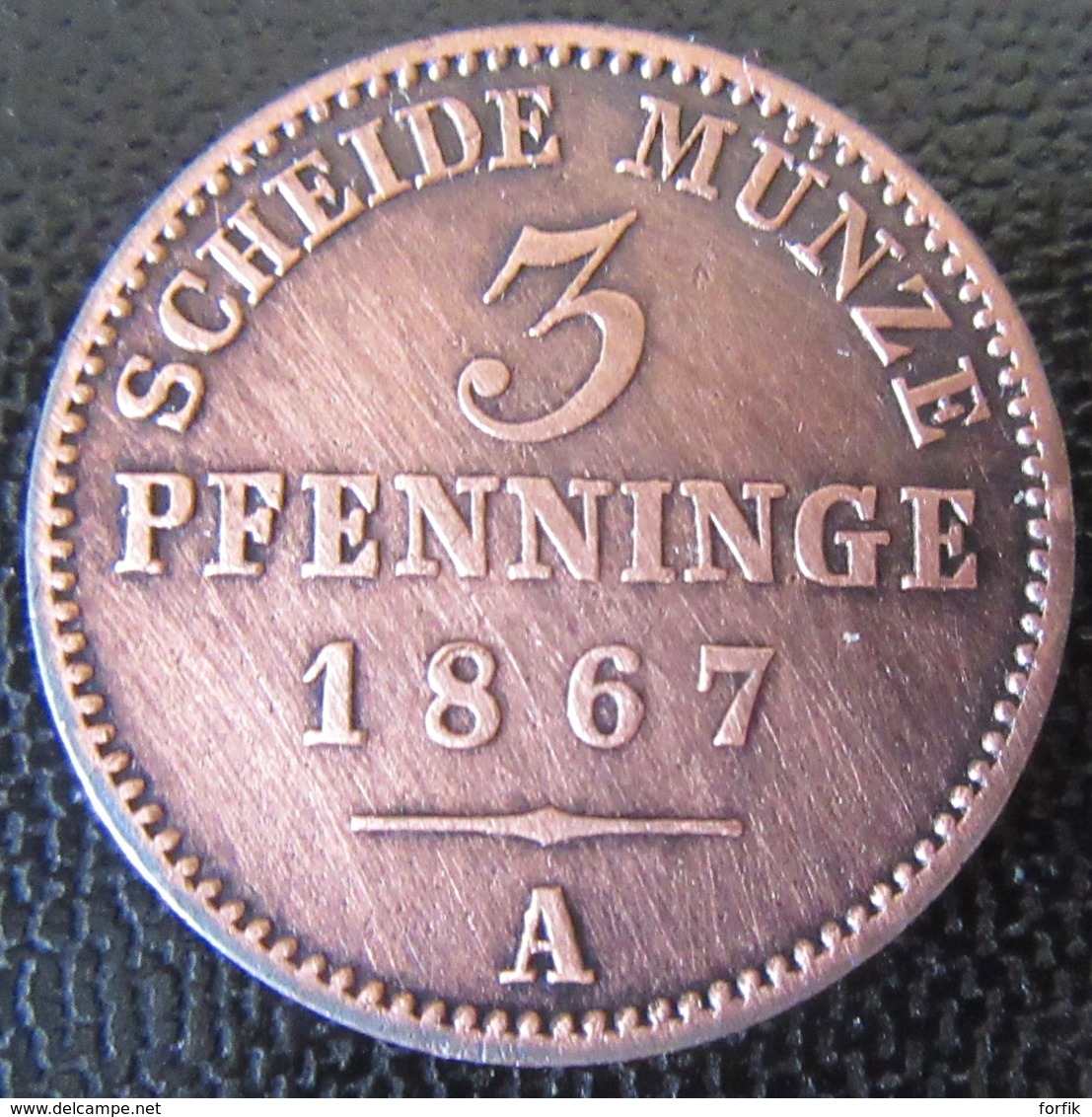 Allemagne / Prusse - Monnaie 3 Pfenninge 1867 A - Taler & Doppeltaler