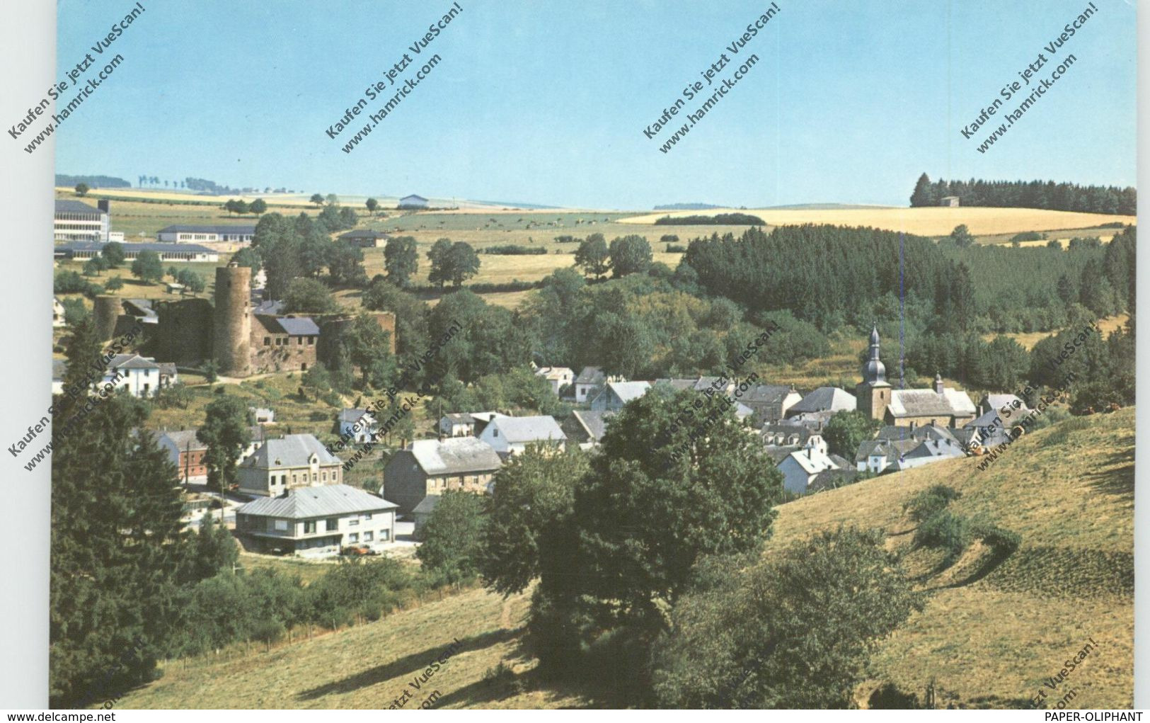 B 4790 BURG REULAND, Ortsansicht - Burg-Reuland