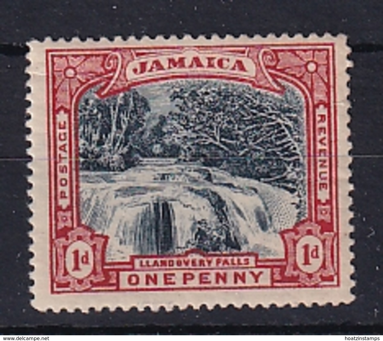 Jamaica: 1900/01   Llandovery Falls    SG32    1d  Slate-black & Red   MH - Giamaica (...-1961)