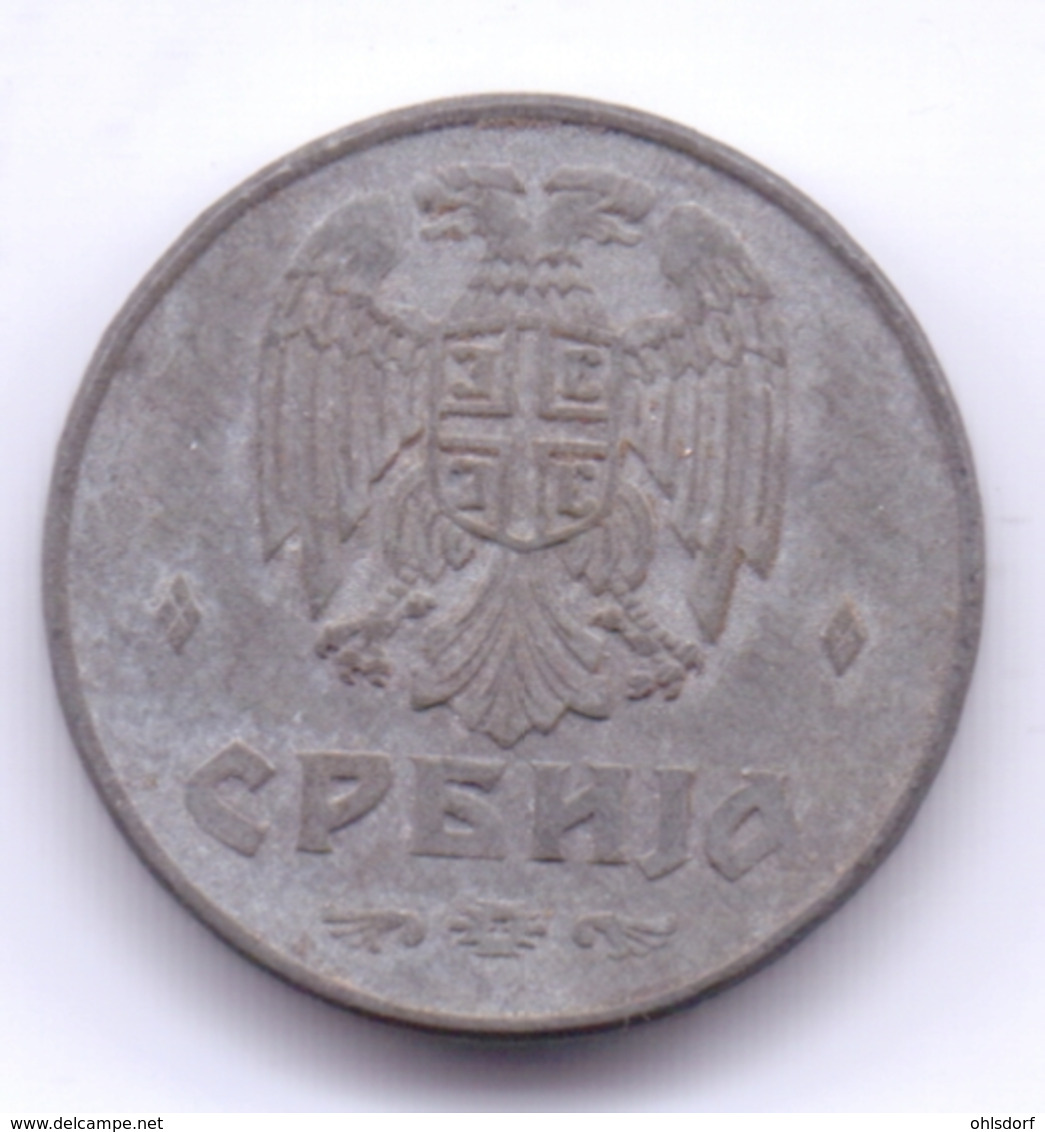 SERBIA 1942: 1 Dinar, KM 31 - Serbia