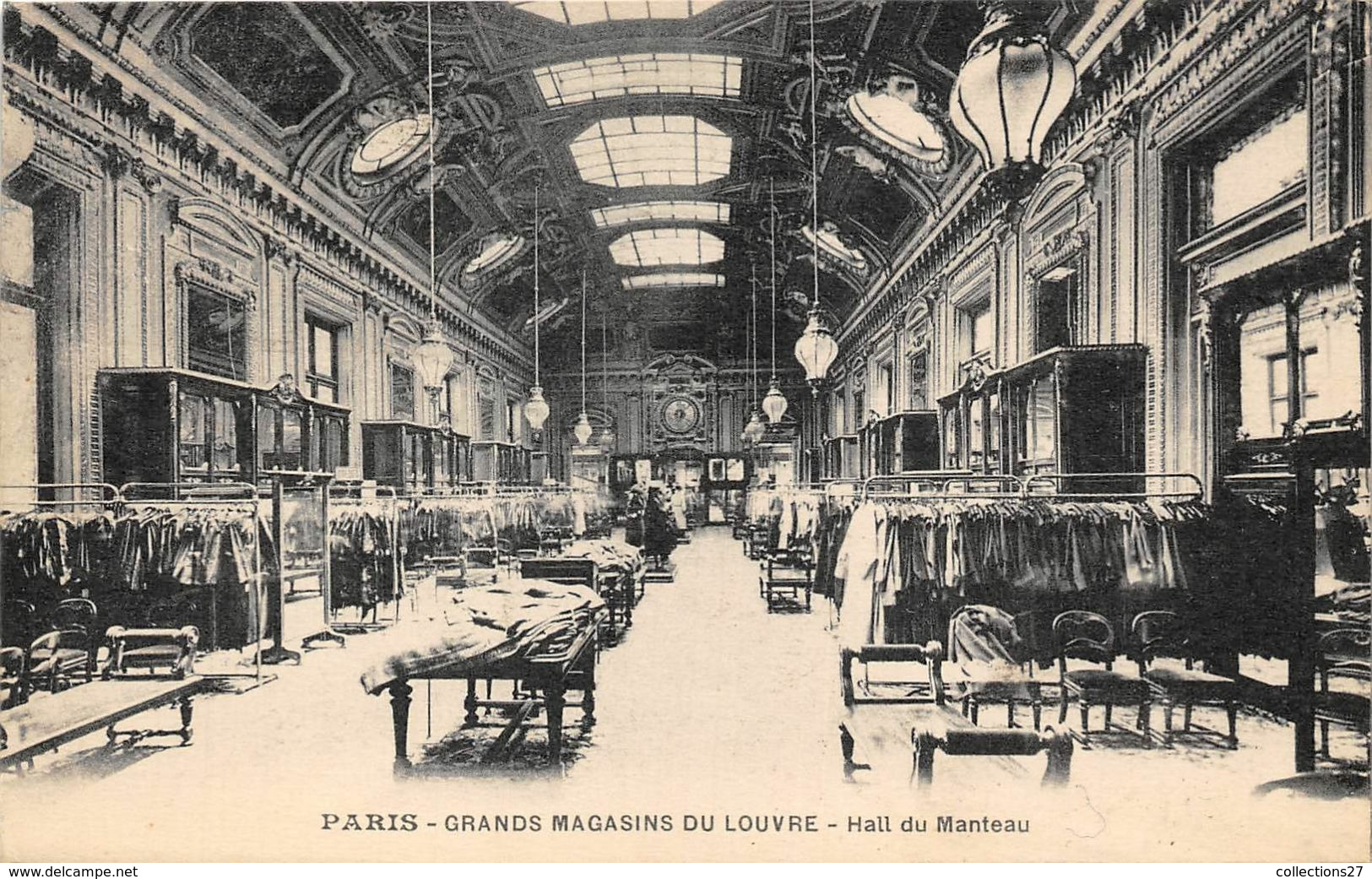 GRAND MAGASIN DU LOUVRE- PARIS , HALL DU MANTEAU - Tiendas