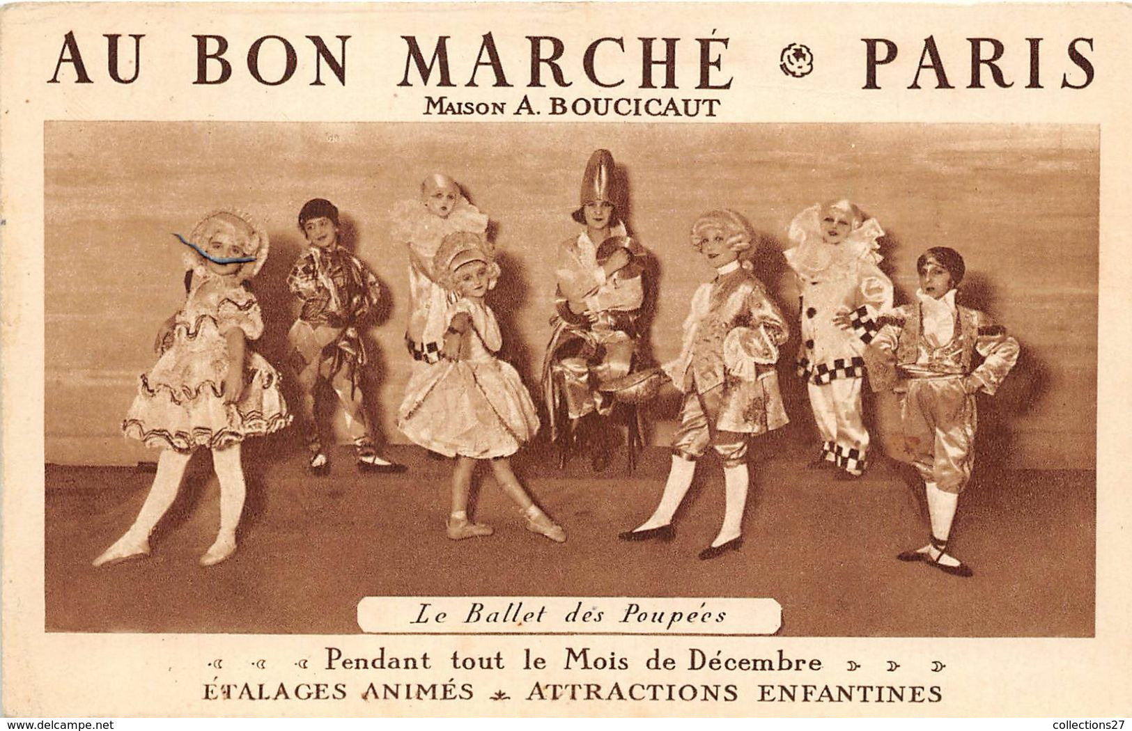 AU BON MARCHE - PARIS LE BALLET DES POUPEES MAISON A BOUCICAUT - Winkels