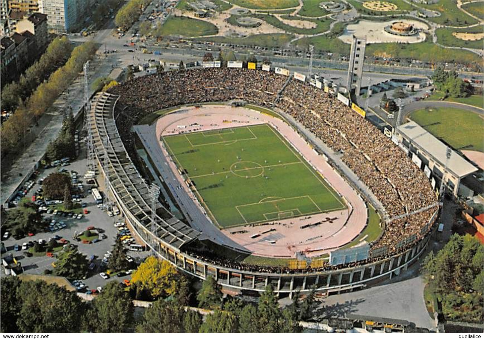 01754 "TORINO - VEDUTA AEREA DELLO STADIO"   CART NON SPED - Estadios E Instalaciones Deportivas