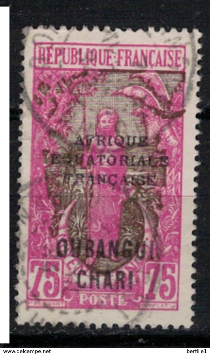 OUBANGUI       N°  YVERT :      58  ( 3 )   OBLITERE       ( OB 8 / 42 ) - Used Stamps