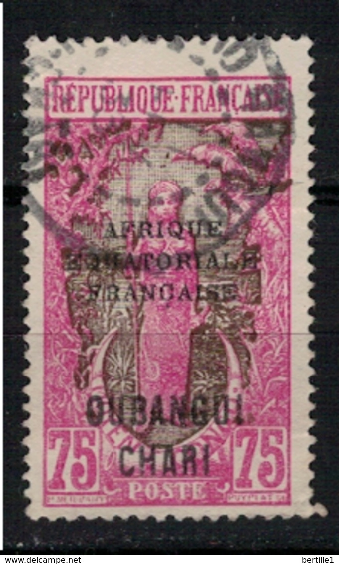 OUBANGUI       N°  YVERT :      58  ( 11 )   OBLITERE       ( OB 8 / 42 ) - Used Stamps