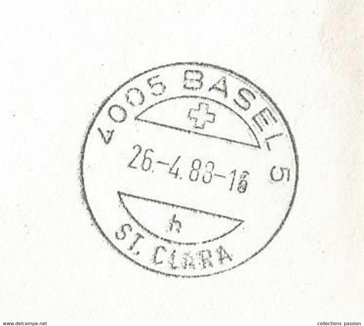 Lettre ,8 Timbres ,SUISSE , HELVETIA ,4005 BASEL ,ST. CLARA ,EXPRES, 44 ARLESHEIM , 3 Scans , Frais Fr 1.55 E - Postmark Collection