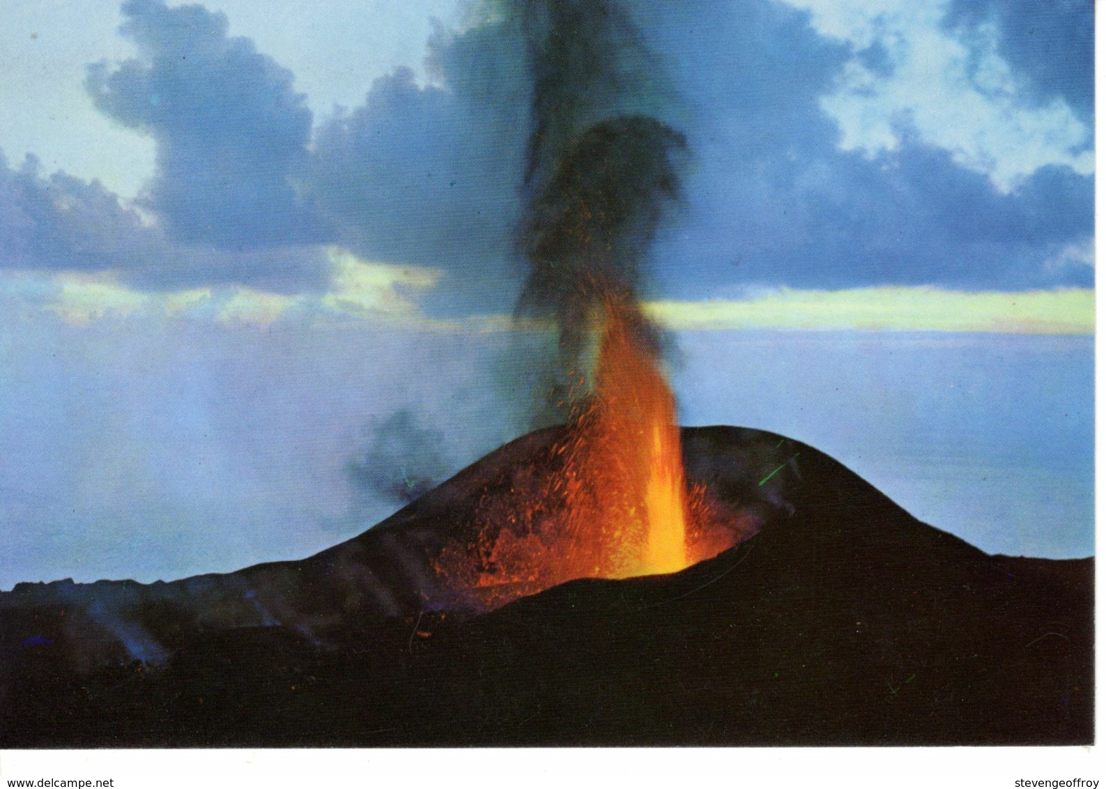 Espagne Islas Canarias Iles Canaries La Palma Volcan De Teneguia Fuencaliente Erruption Feu - La Palma