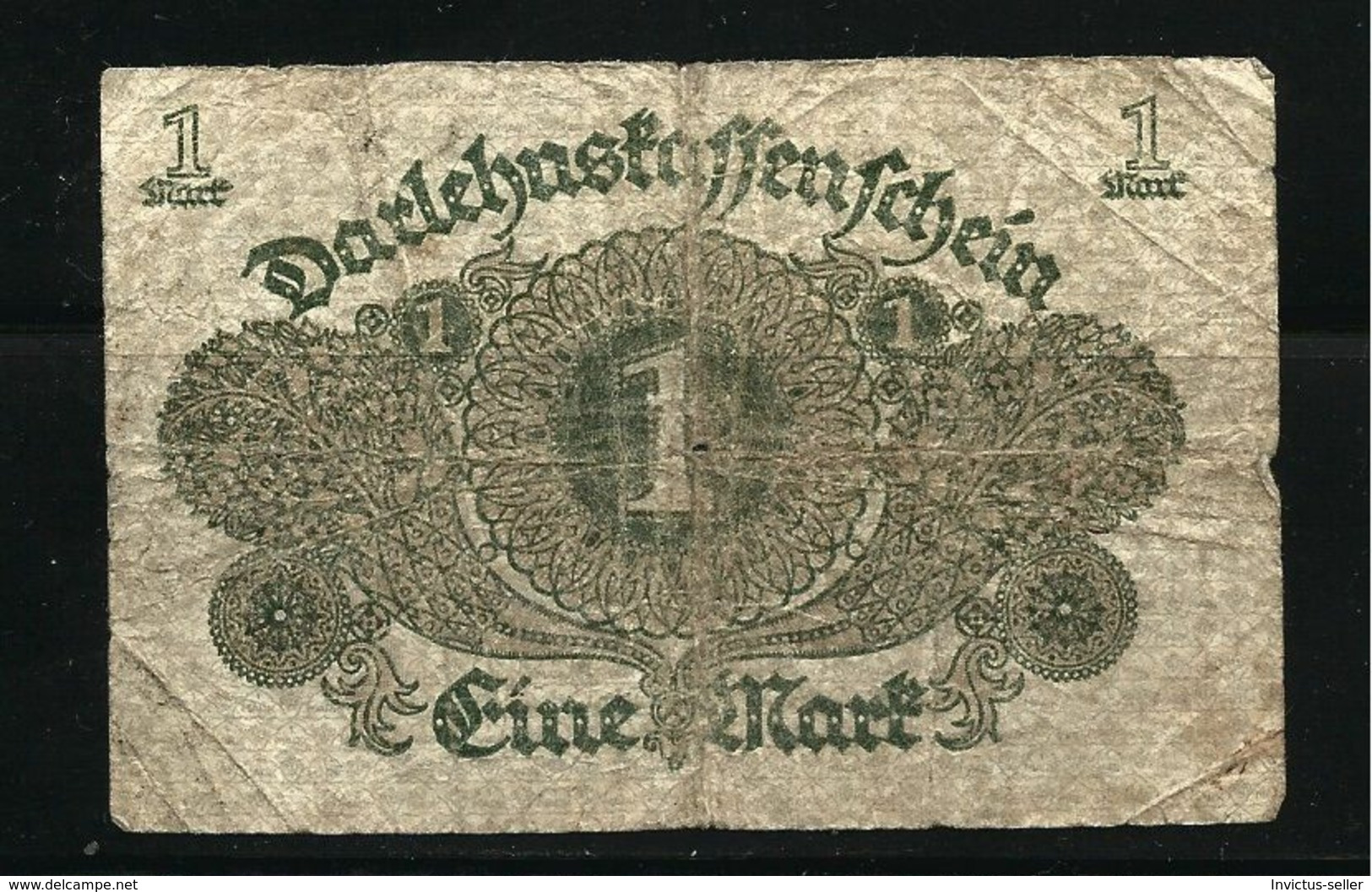 1920  GERMANIA REPUBBLICA DI WEIMAR BANCONOTE TEDESCA 1 EIN MARK GERMANY BANKNOT BILLET DE BANQUE ALLEMAND - 1 Mark