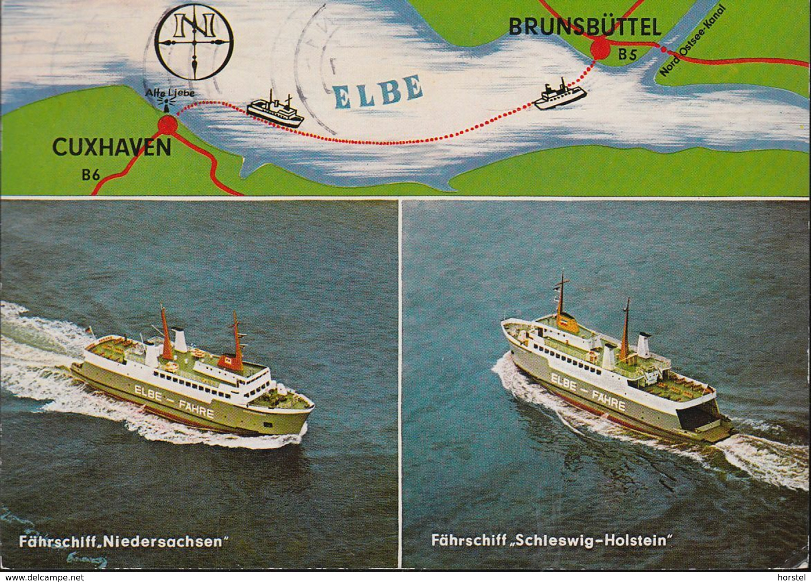 D-25541 Brunsbüttel - Elbefähren - MS Niedersachsen - MS Schleswig-Holstein - 3x Nice Stamps - Brunsbüttel