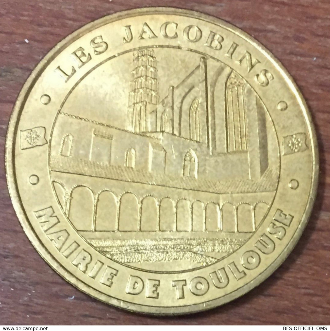 31 TOULOUSE LE CLOITRE DES JACOBINS MDP 2005 MÉDAILLE MONNAIE DE PARIS JETON TOURISTIQUE TOKENS MEDALS COINS - 2005