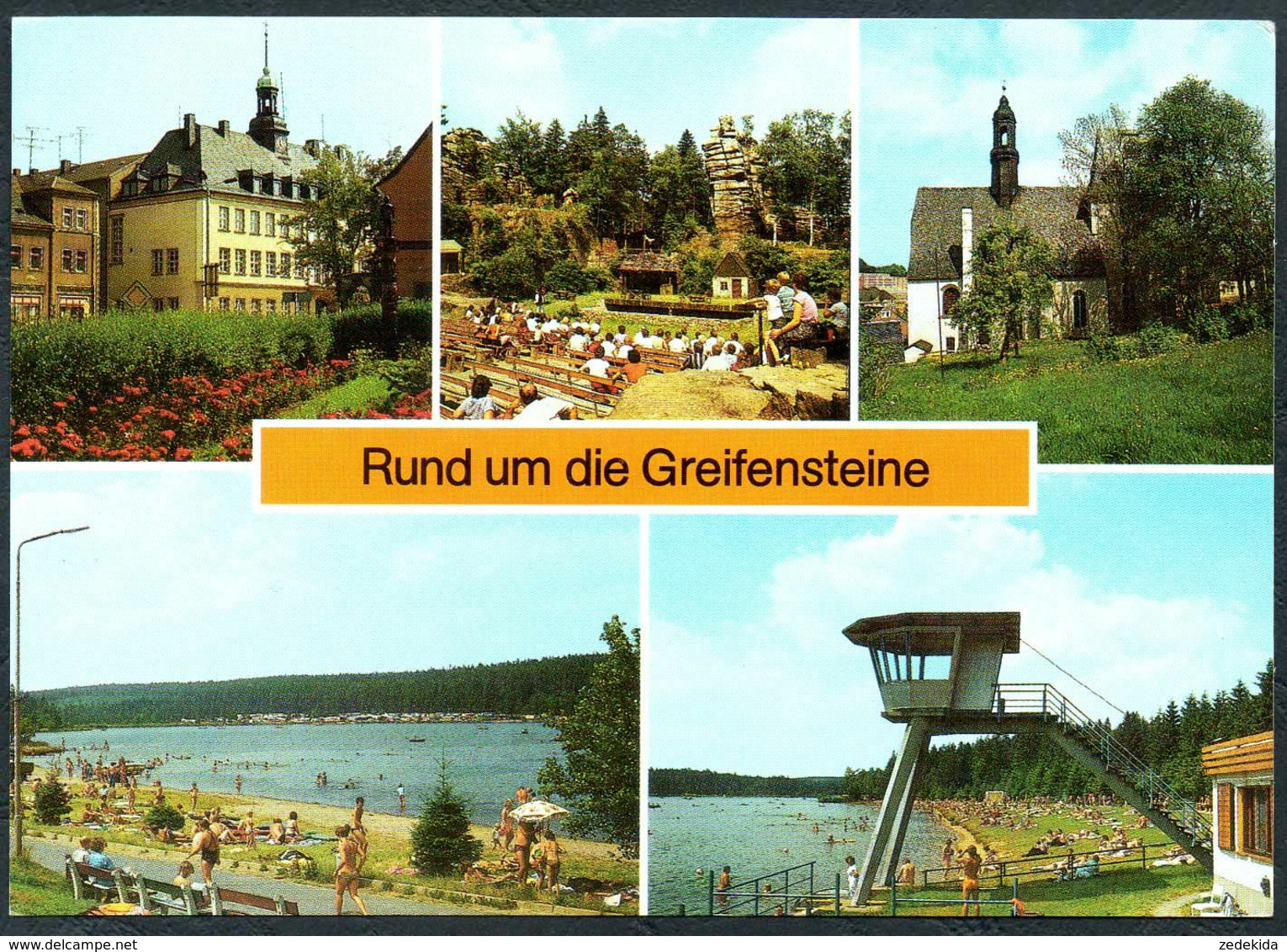 D9616 - TOP Ehrenfriedersdorf Greifensteine Naturtheater Stauweiher - Bild Und Heimat Reichenbach - Ehrenfriedersdorf