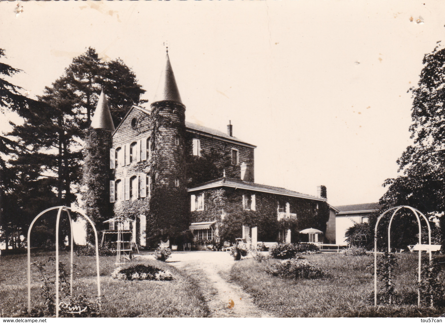 CHÂTILLON SUR CHALARONNE - AIN - (01) - CPSM DENTELÉE - Châtillon-sur-Chalaronne