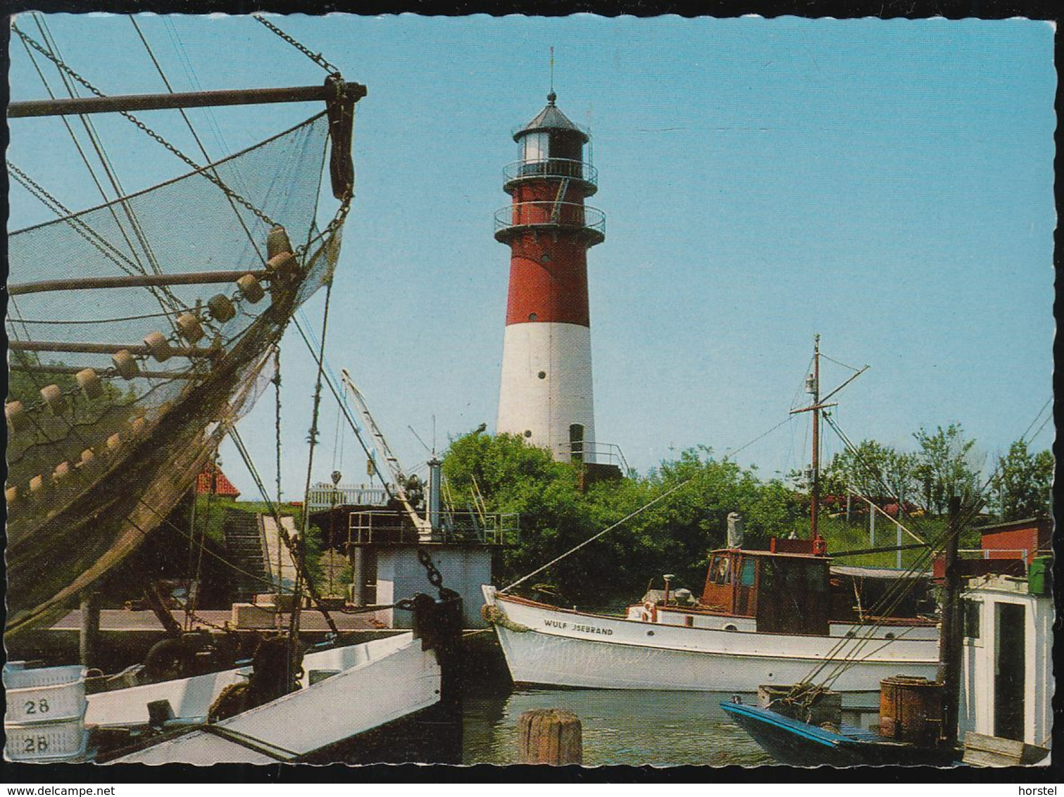 D-25761 Büsum - Nordseeheilbad - Hafen - Leuchtturm  - Fischerboot - Büsum