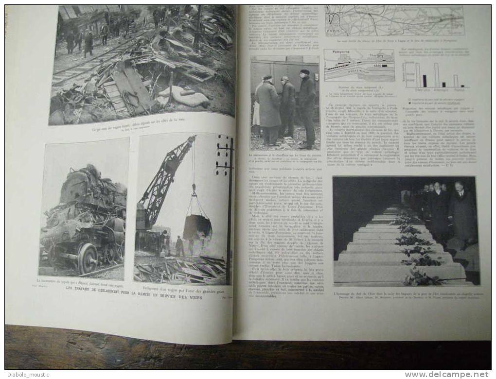 30-12-1933 : Catastrophe De LAGNY ; Croisière Avions Africaine ; ARCHEO- SYRIE ; Sainte-Sophie ; Expo MUSIQUE ;PYRENEES - L'Illustration