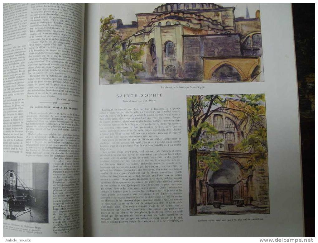 30-12-1933 : Catastrophe de LAGNY ; Croisière avions africaine ; ARCHEO- SYRIE ; Sainte-Sophie ; Expo MUSIQUE ;PYRENEES