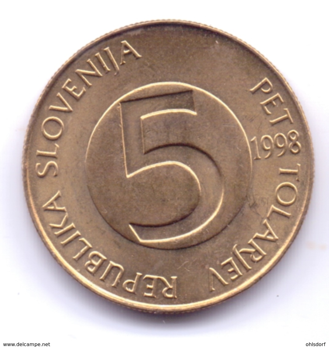 SLOVENIA 1998: 5 Tolarjev, KM 6 - Slovénie