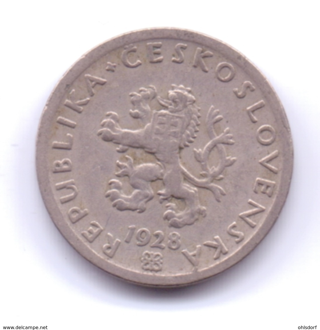 CZECHOSLOVAKIA 1928: 20 Haleru, KM 1 - Cecoslovacchia