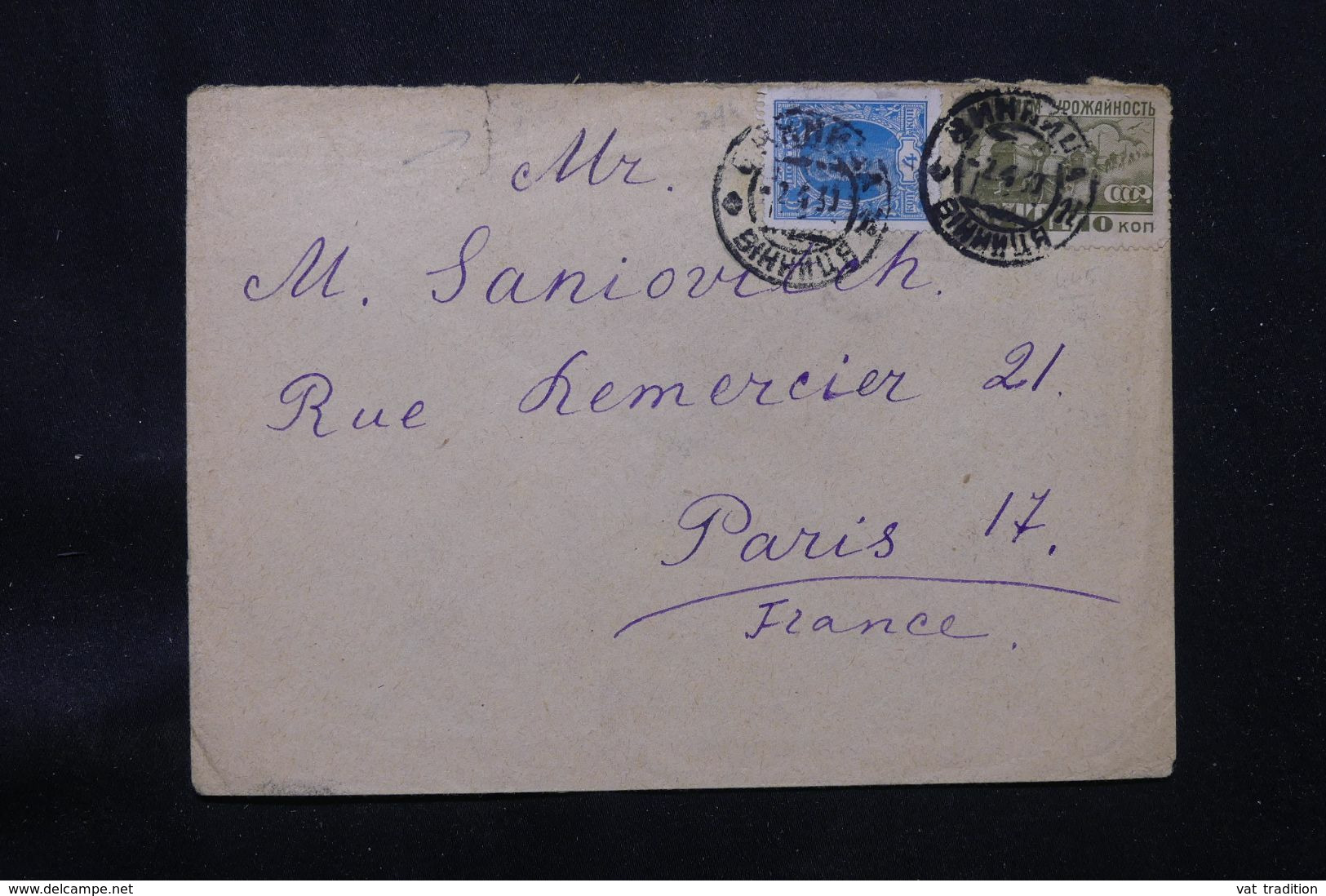 U.R.S.S. - Enveloppe Pour La France En 1930 - L 69530 - Storia Postale