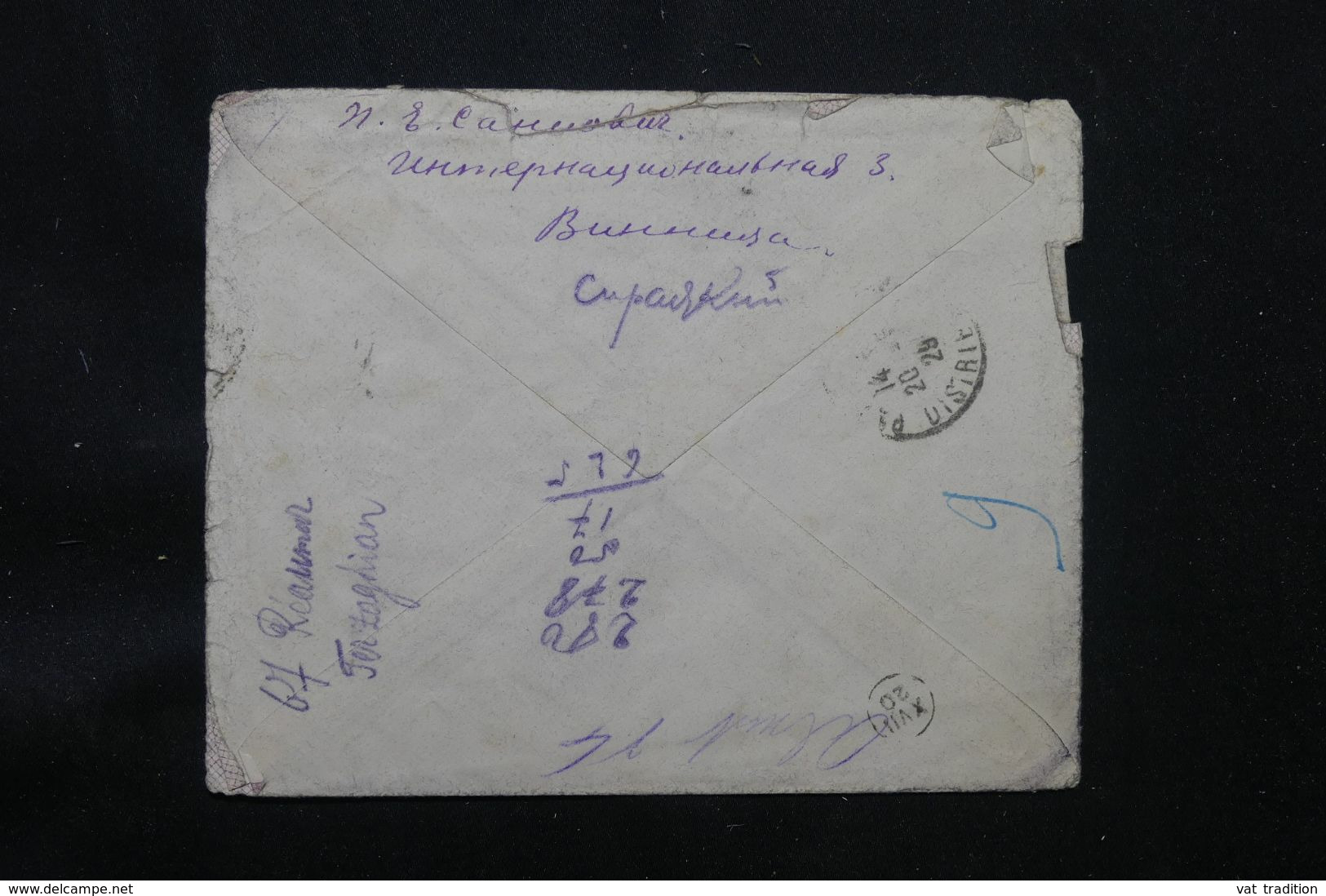 U.R.S.S. - Enveloppe En Recommandé De Winnica Pour Paris En 1929 - L 69546 - Cartas & Documentos