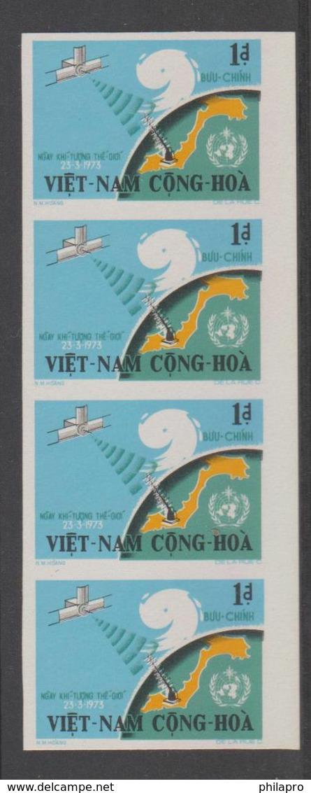 SOUTH  VIET NAM  1973 - 4  IMPERF . SPACE  METEO  **MNH  Réf  452 - Vietnam